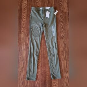 Old Navy Girls Olive Green Skinny Pants